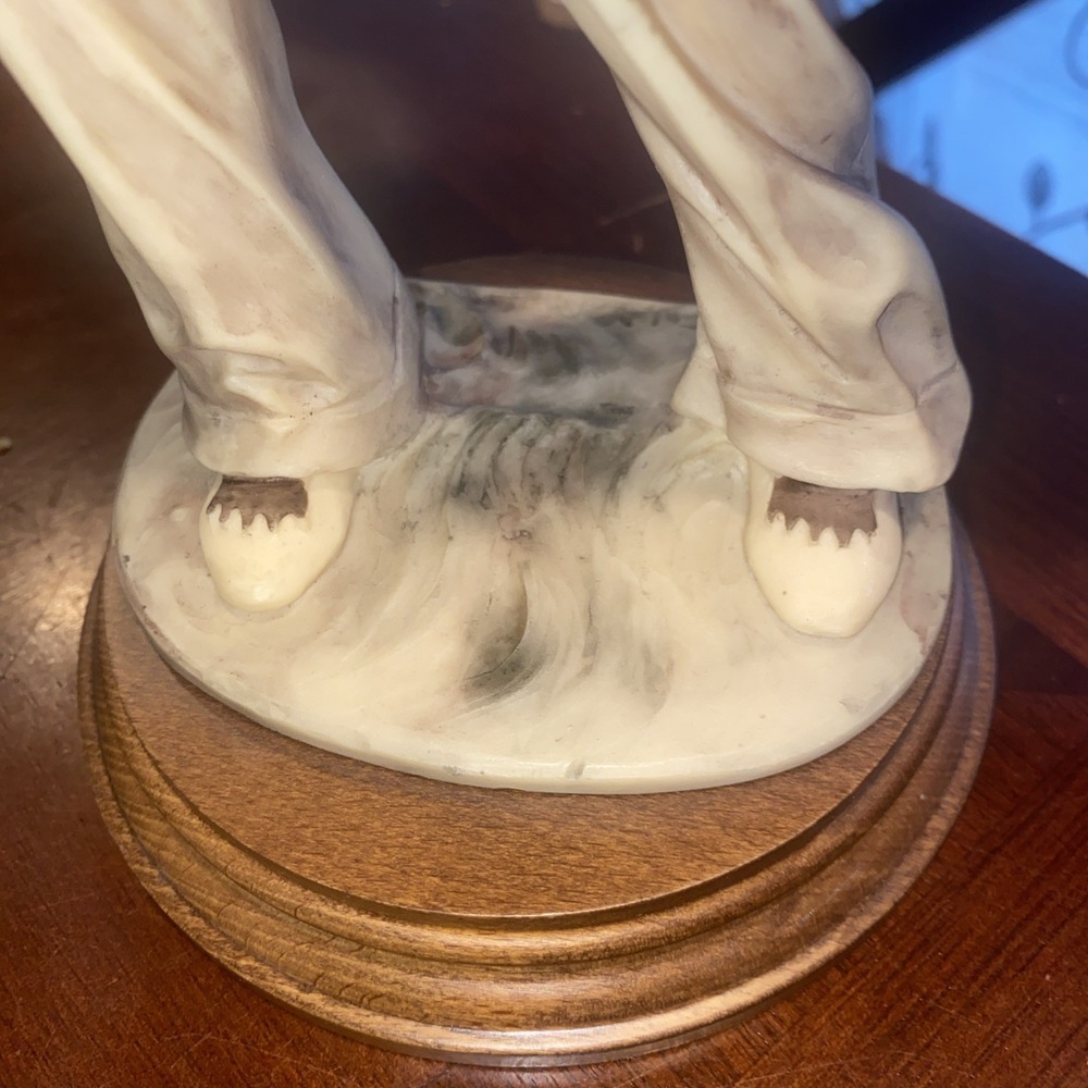 1990 Schmidt Santini Golfer‎ Statue 13", Signed By A. Santini - Picture 2 of 11